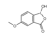 5-methoxy-1-hydroxy-1,2-benziodoxol-3(1H)-one Structure
