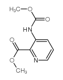 2-Pyridinecarboxylicacid,3-[(methoxycarbonyl)amino]-,methylester(9CI)结构式