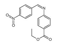 ethyl 4-[(4-nitrophenyl)methylideneamino]benzoate Structure