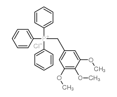 Triphenyl-[(3,4,5-trimethoxyphenyl)-methyl]-phosphonium chloride结构式