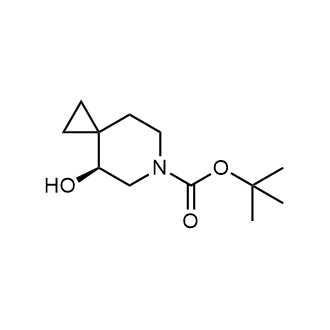 (S)-4-羟基-6-氮杂螺[2-4]辛烷-6-羧酸叔丁酯结构式