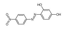 4-(4-nitro-phenylazo)-resorcinol Structure