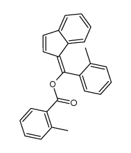 (E)-(1H-inden-1-ylidene)(o-tolyl)methyl 2-methylbenzoate结构式