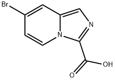 7-溴咪唑并[1,5-A]吡啶-1-羧酸甲酸乙酯结构式