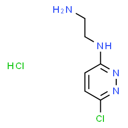 N-(2-氨基乙基)-6-氯哒嗪-3-胺盐酸盐结构式