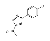 4-acetyl-1-(4-chlorophenyl)-1,2,3-triazole结构式