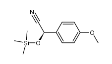 (R)-(+)-α-[(trimethylsilyl)oxy]-4-methoxybenzeneacetonotrile Structure