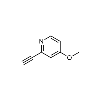 2-乙炔基-4-甲氧基吡啶结构式