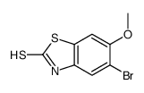 5-溴-2-疏基-6-甲氧基苯并噻唑结构式