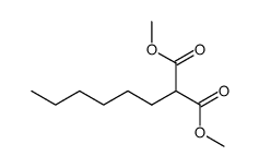 Hexylmalonsaeure-dimethylester结构式
