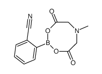 2-Cyanophenylboronic acid MIDA ester Structure