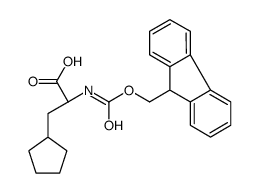 (R)-N-FMOC-2-氨基-3-环戊基丙酸结构式