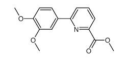 methyl 6-(3,4-dimethoxyphenyl)pyridine-2-carboxylate结构式