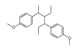 3-Ethyl-2,4-bis(p-Methoxyphenyl)hexane structure