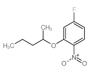 4-Fluoro-1-nitro-2-(pentan-2-yloxy)benzene Structure
