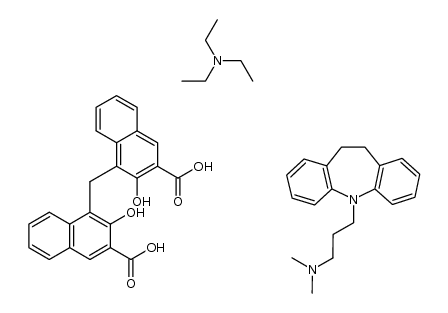 imipramine pamoate mono-triethylammonium salt结构式