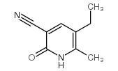 3-氰基-5-乙基-6-甲基吡啶-2(1H)-酮结构式