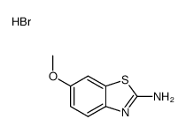 6-methoxybenzo[d]thiazol-2-amine hydrobromide结构式
