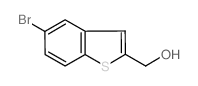 5-溴-苯并[b]噻吩-2-甲醇结构式