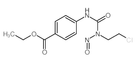 ethyl 4-[[2-chloroethyl(nitroso)carbamoyl]amino]benzoate Structure