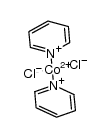 bispyridine cobalt(II) chloride Structure