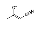 (Z)-3-diazoniobut-2-en-2-olate结构式