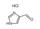 1(3)H-imidazole-4-carbaldehyde , hydrochloride Structure
