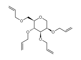 1,5-anhydro-2,3,4,6-tetra-O-allyl-D-mannitol结构式