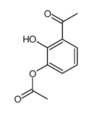 (3-acetyl-2-hydroxyphenyl) acetate Structure