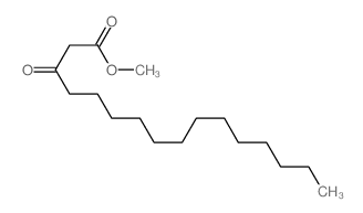 methyl 3-oxohexadecanoate结构式