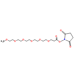 甲基-五聚乙二醇-丙烯酸琥珀酰亚胺酯结构式