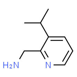 (3-异丙基吡啶-2-基)甲胺结构式