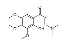 3-(dimethylamino)-1-(2-hydroxy-3,4,5-trimethoxyphenyl)prop-2-en-1-one结构式