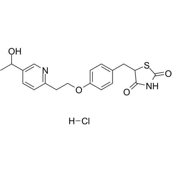 1-Hydroxy Pioglitazone Hydrochloride结构式