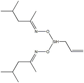 Methyl vinyl di(methyl isobutyl ketoxime)silane Structure