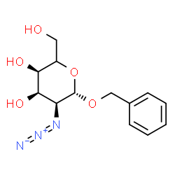Benzyl 2-Azido-2-deoxy-α-D-galactopyranoside结构式