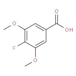 3,5-二甲氧基-4-氟苯甲酸结构式
