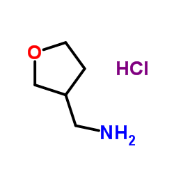 (TETRAHYDROFURAN-3-YL)METHANAMINE HYDROCHLORIDE Structure