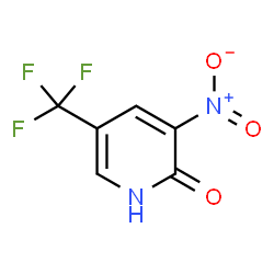 3-硝基-5-(三氟甲基)吡啶-2-醇结构式