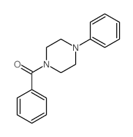 Methanone,phenyl(4-phenyl-1-piperazinyl)- Structure