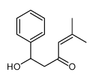 1-hydroxy-5-methyl-1-phenylhex-4-en-3-one结构式