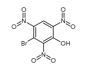 3-bromo-2,4,6-trinitro-phenol结构式