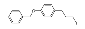 1-((4-(3-IODOPROPYL)PHENOXY)METHYL)BENZENE Structure