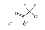Kalium-chlordifluoracetat Structure