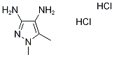 1,5-二甲基-1H-吡唑-3,4-二胺二盐酸盐结构式