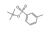 Trimethyl-silyl-(3-methyl-benzol-sulfonat)结构式