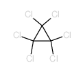 Cyclopropane,1,1,2,2,3,3-hexachloro-结构式