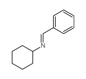 Cyclohexanamine,N-(phenylmethylene)-结构式