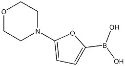 5-(Morpholino)furan-2-boronic acid Structure