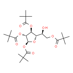 (2S,3R,4S,5S)-5-((S)-1-羟基-2-(新戊酰氧基)乙基)四氢呋喃-2,3,4结构式